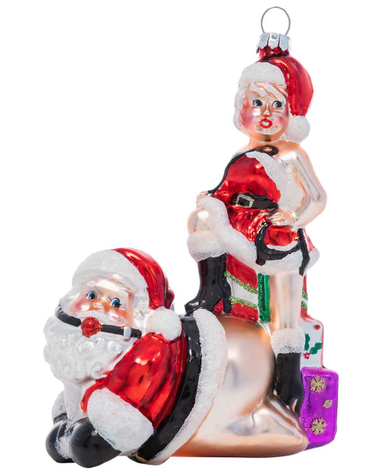 Submissive Santa Ornament