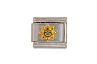Gold Sunshine Italian Charm