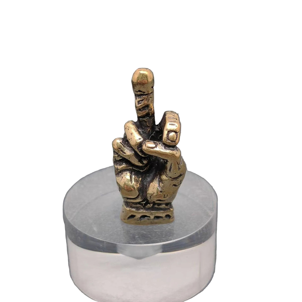 Brass Middle Finger Desktop Ornaments Decoration