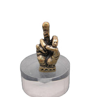 Brass Middle Finger Desktop Ornaments Decoration