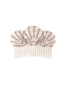 Wide-Tooth Mini Hair Comb Seashells