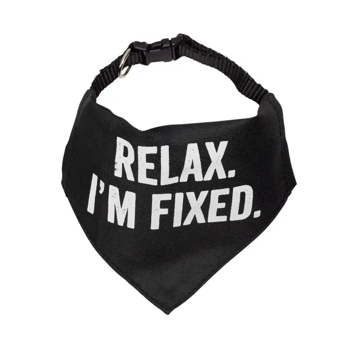 Relax I'm Fixed Bandana/Collar