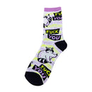 Fuck You Raccoon Middle Finger Socks