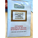 Keep Your Fucking Shit Cross-Stitch Kit