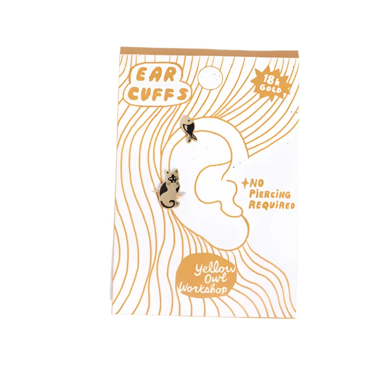 Cat & Fish Ear Cuffs