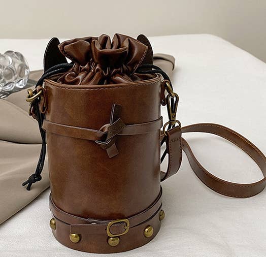 Horse Bucket Bag Punk Animals Crossbody Bag