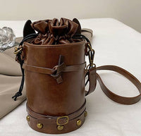 Horse Bucket Bag Punk Animals Crossbody Bag