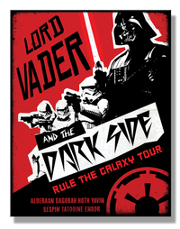 Star Wars Lord Vader Tin Sign