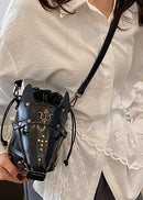 Horse Bucket Bag Punk Animals Crossbody Bag