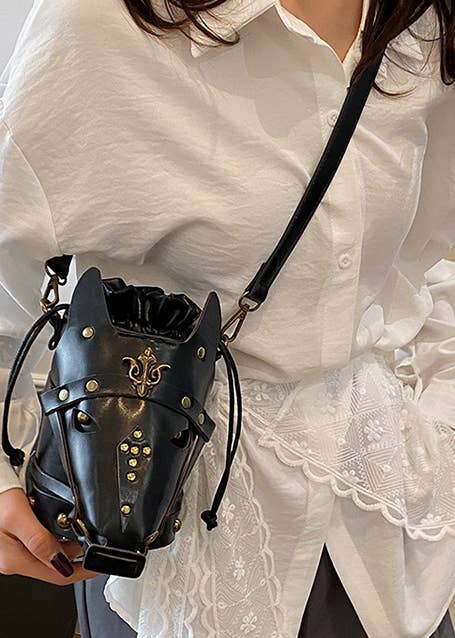 Horse Bucket Bag Punk Animals Crossbody Bag