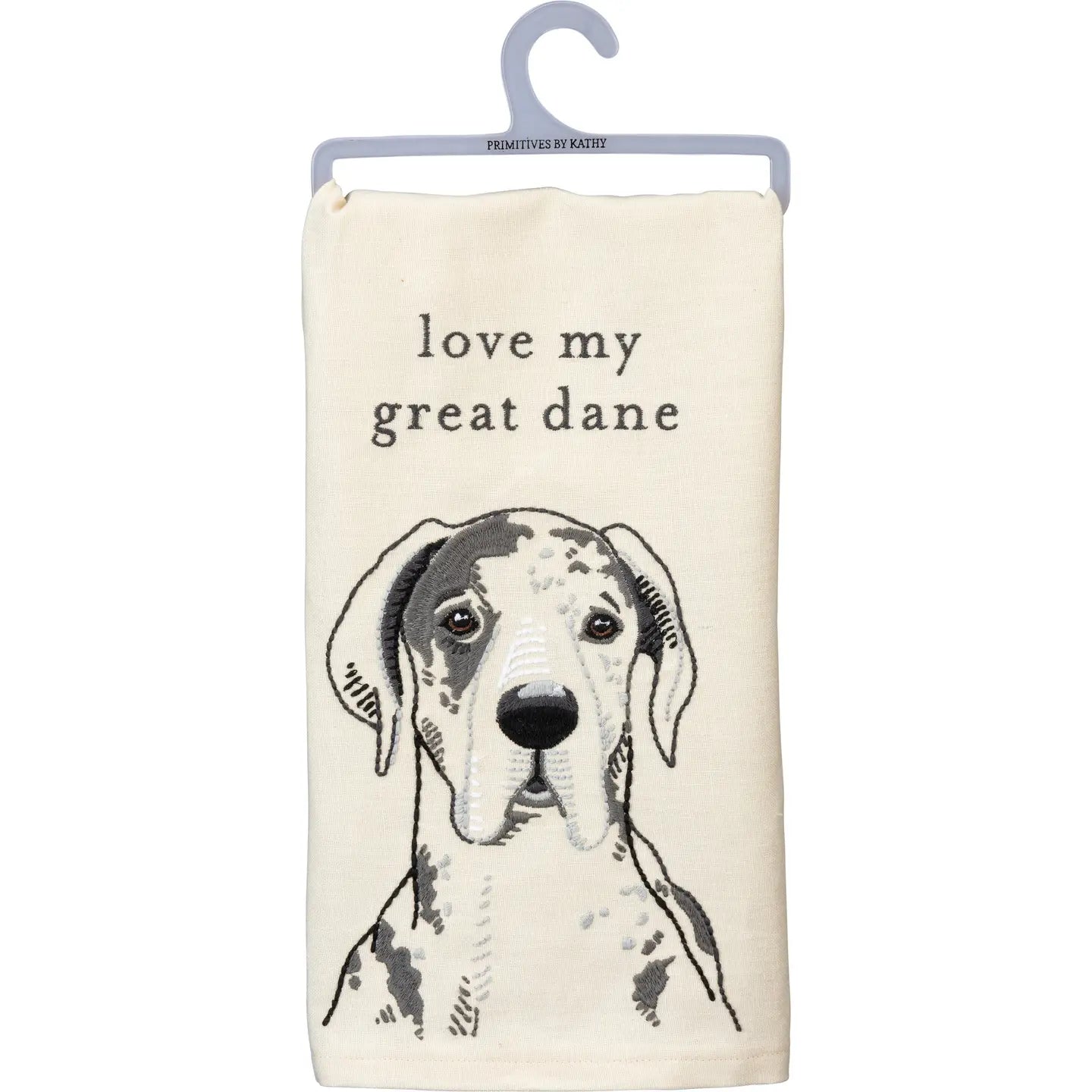 Love My Great Dane Kitchen Towel