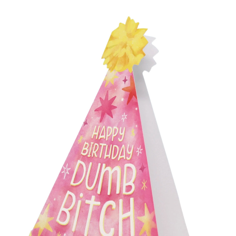 Happy Birthday Dumb Bitch Card