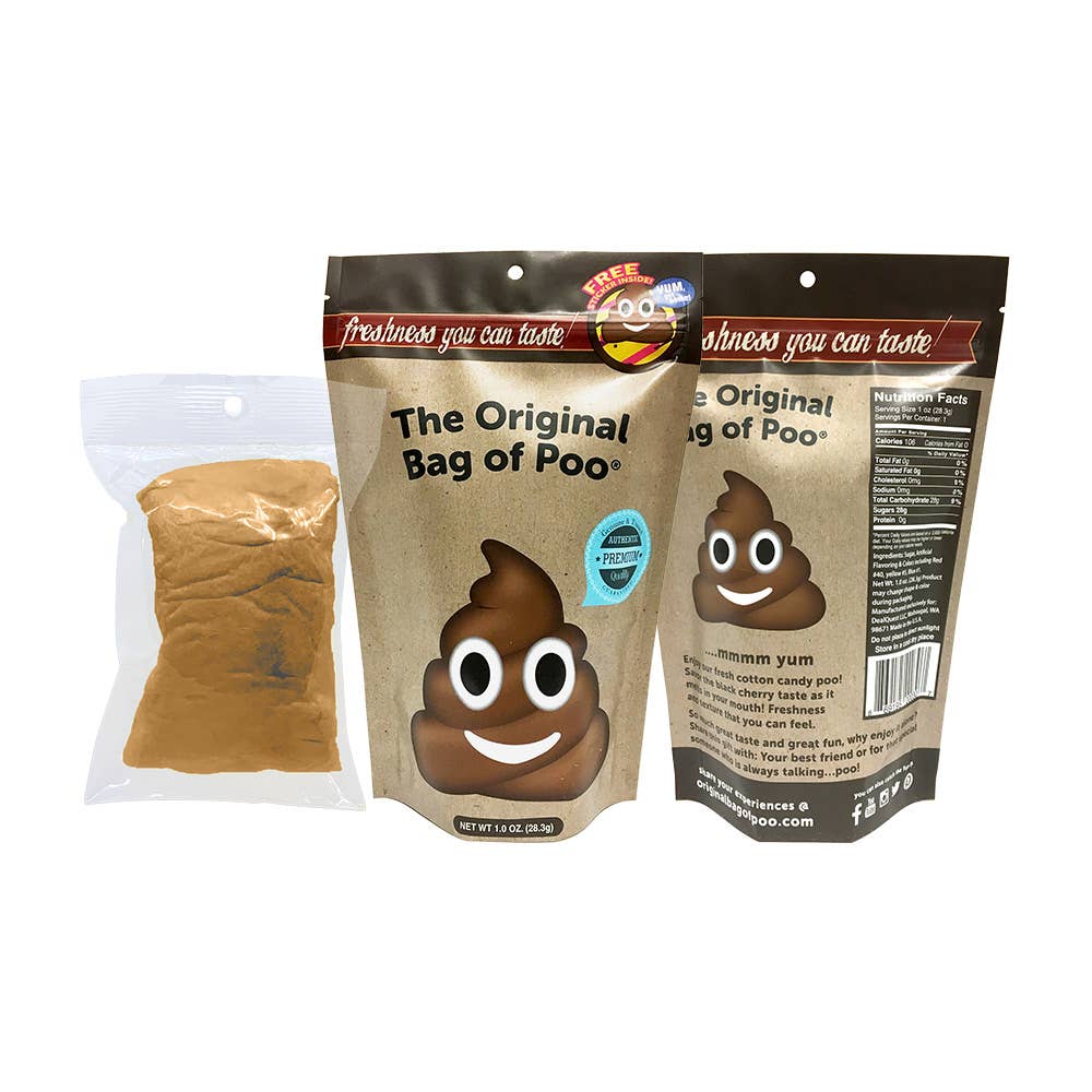 The Original Bag of Poo® (Emoji Cotton Candy Poo)