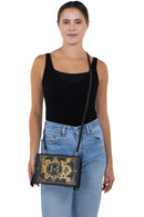 Book of Spells Clutch Bag in Vinyl Material