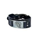 Raven Black Vegan Leather Adjustable Bracelet