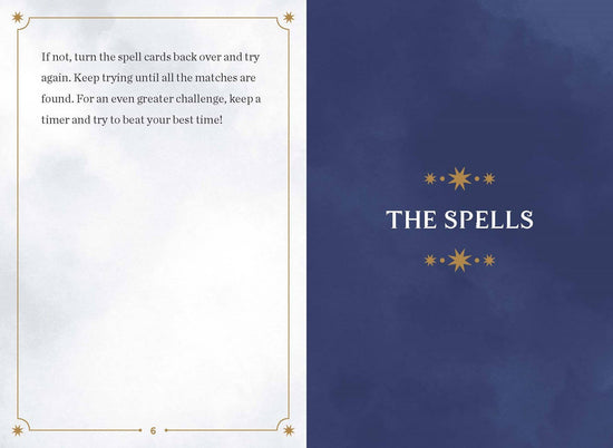 Harry Potter Spell Magic Card Game & Book