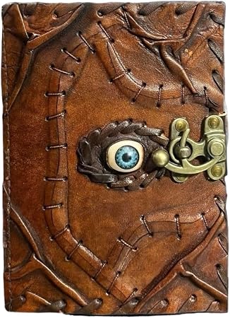 Sacred Eye Embossed Leather Journal