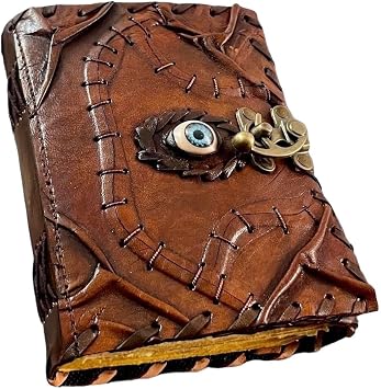 Sacred Eye Embossed Leather Journal