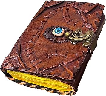 Sacred Eye Embossed Leather Journal