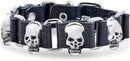 Leather Skull Bracelet