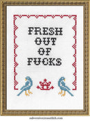 Fresh Out Of Fucks Cross-Stitch Kit