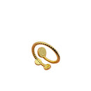 Evil Eye Gold Adjustable Rings
