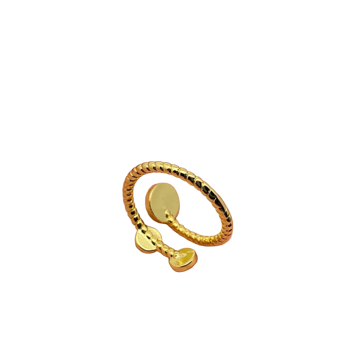 Evil Eye Gold Adjustable Rings