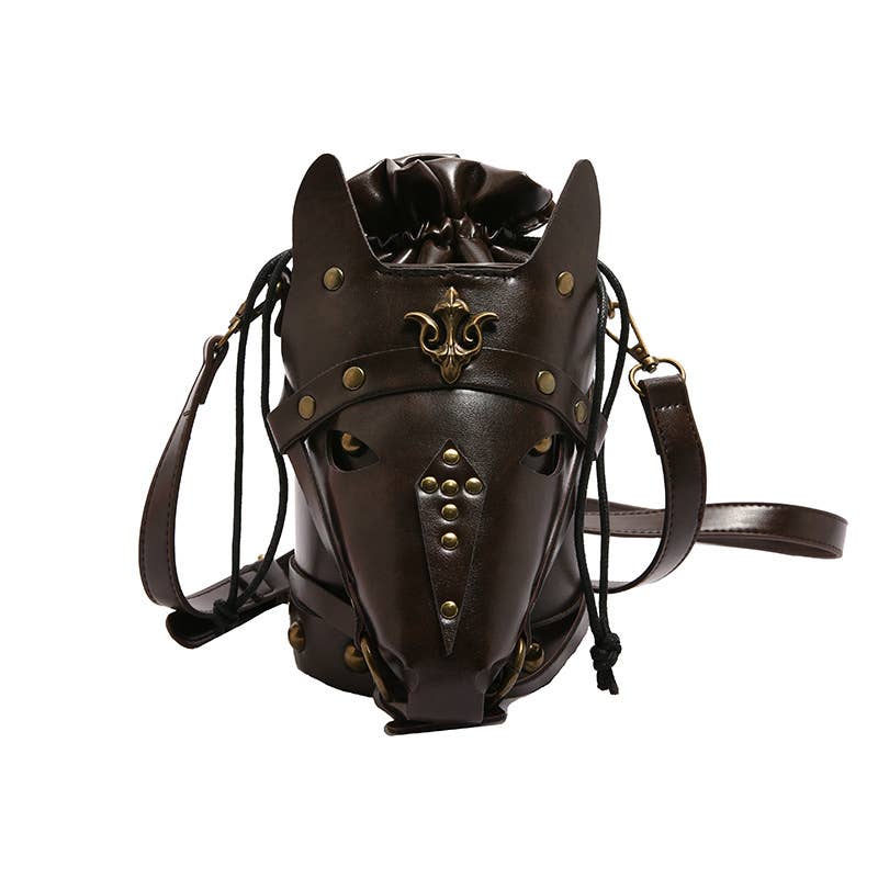 Horse Bucket Bag Punk Animals Crossbody Bag