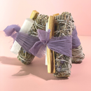 Lavender + White Sage Protection Bundle with Selenite and Palo Santo