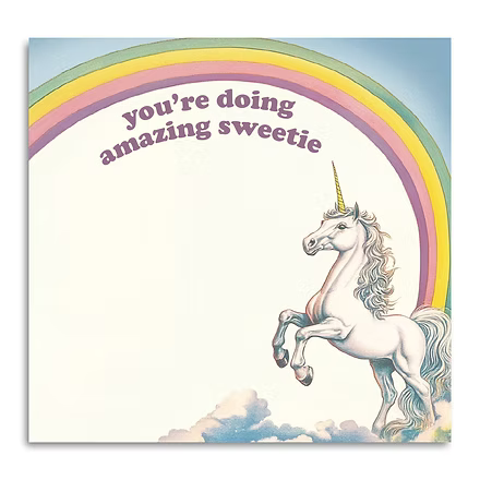 You're Doing Amazing, Sweetie! Sticky Note Pad