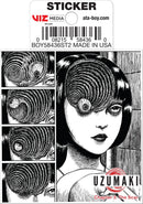 Junji Ito Uzumaki Azami The Scar Die Cut Sticker