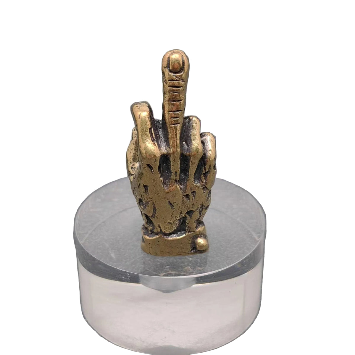 Brass Middle Finger Desktop Ornaments Decoration