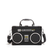 Boombox Radio Shaped Crossbody Bag