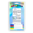 Coloring Socks - Trains On the Tracks