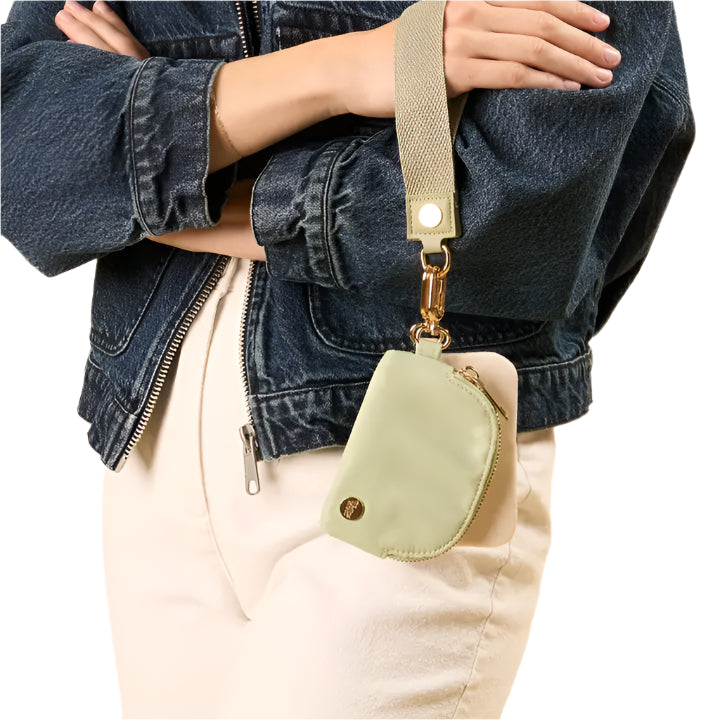 Dynamic Duo Pouch Wristlet Sage