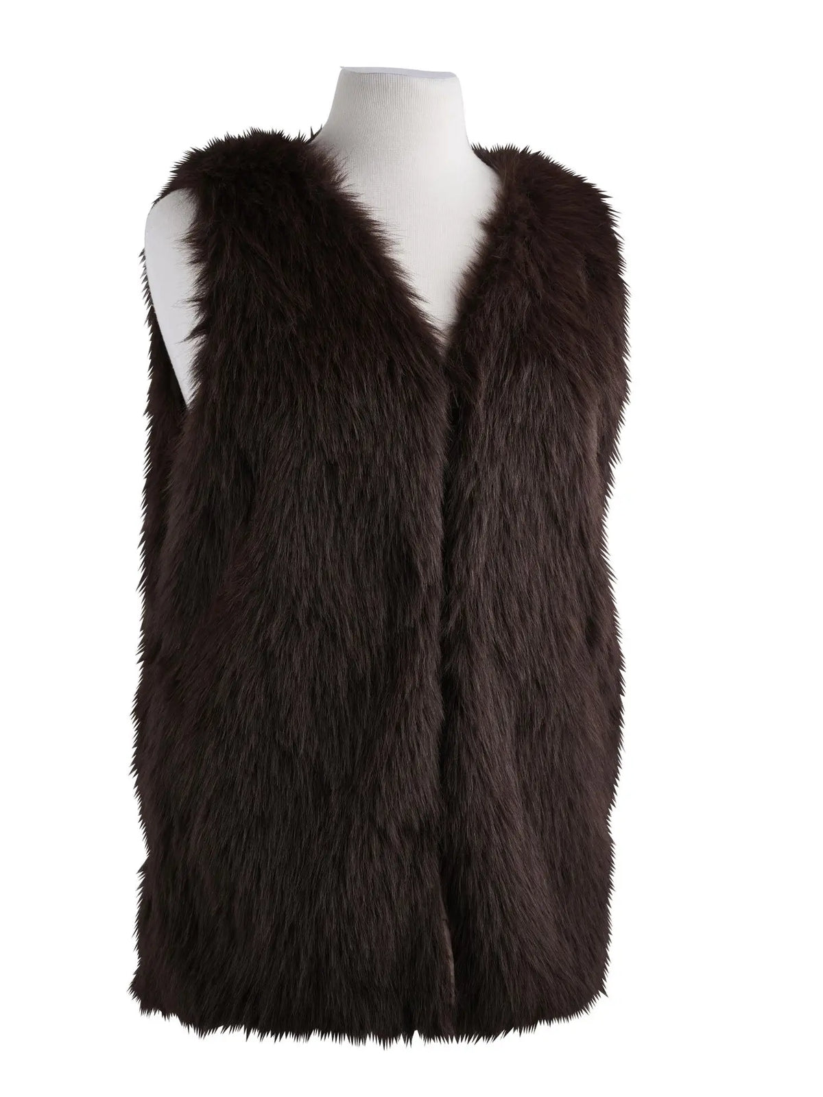 Shaggy Fur Tunic Vest