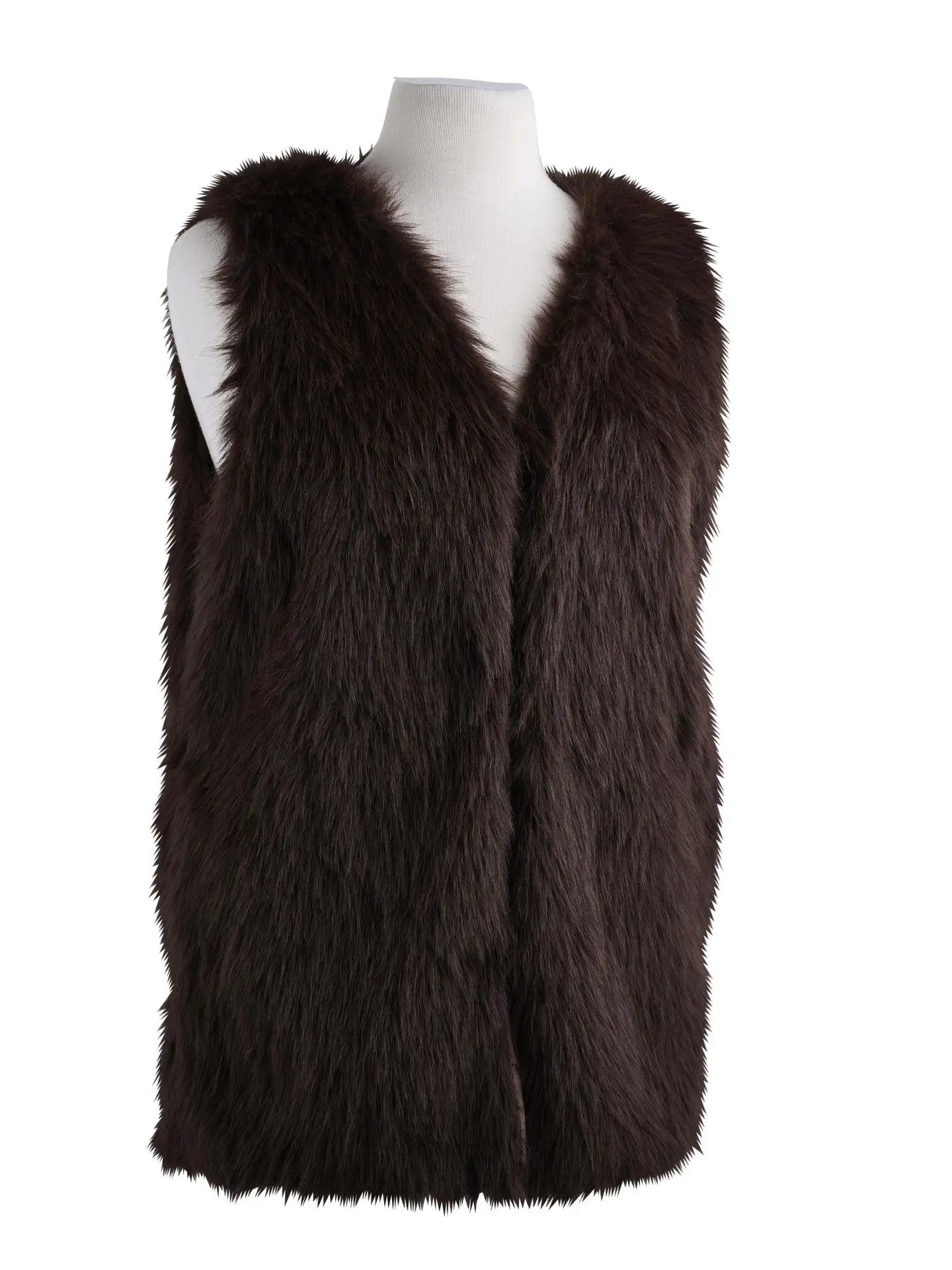Shaggy Fur Tunic Vest