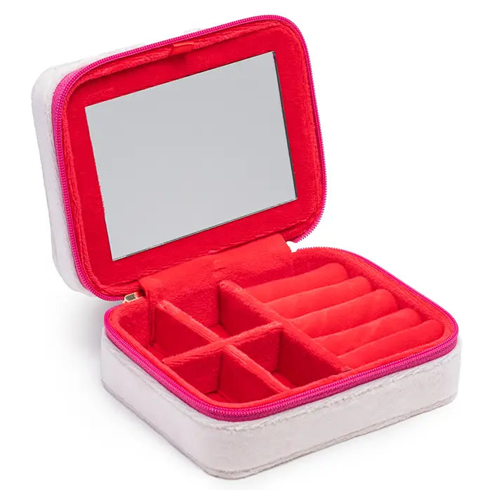 Queen of Hearts Jewelry Zip Case