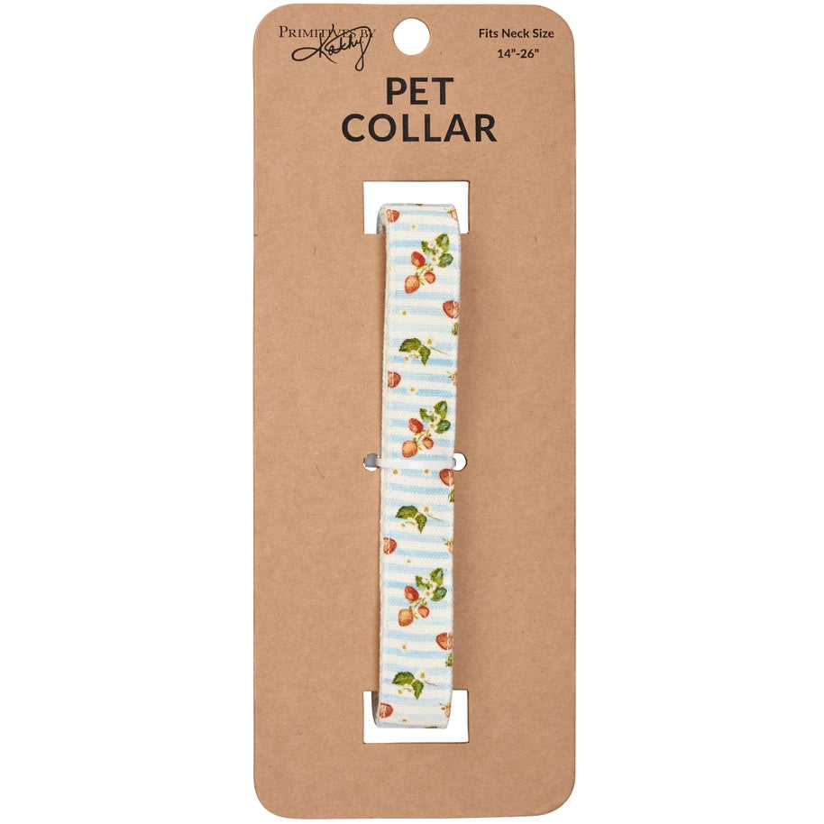 Strawberry Dog Collar