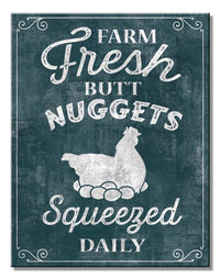 Farm Nuggets Tin Sign