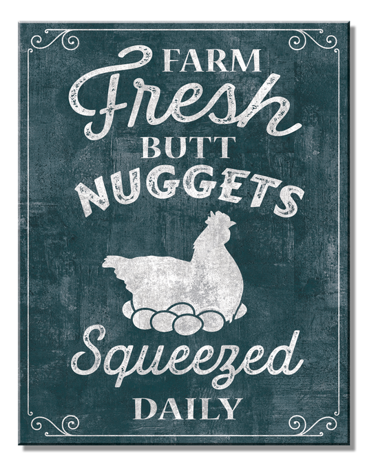 Farm Nuggets Tin Sign