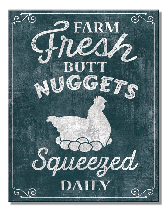 Farm Nuggets Tin Sign