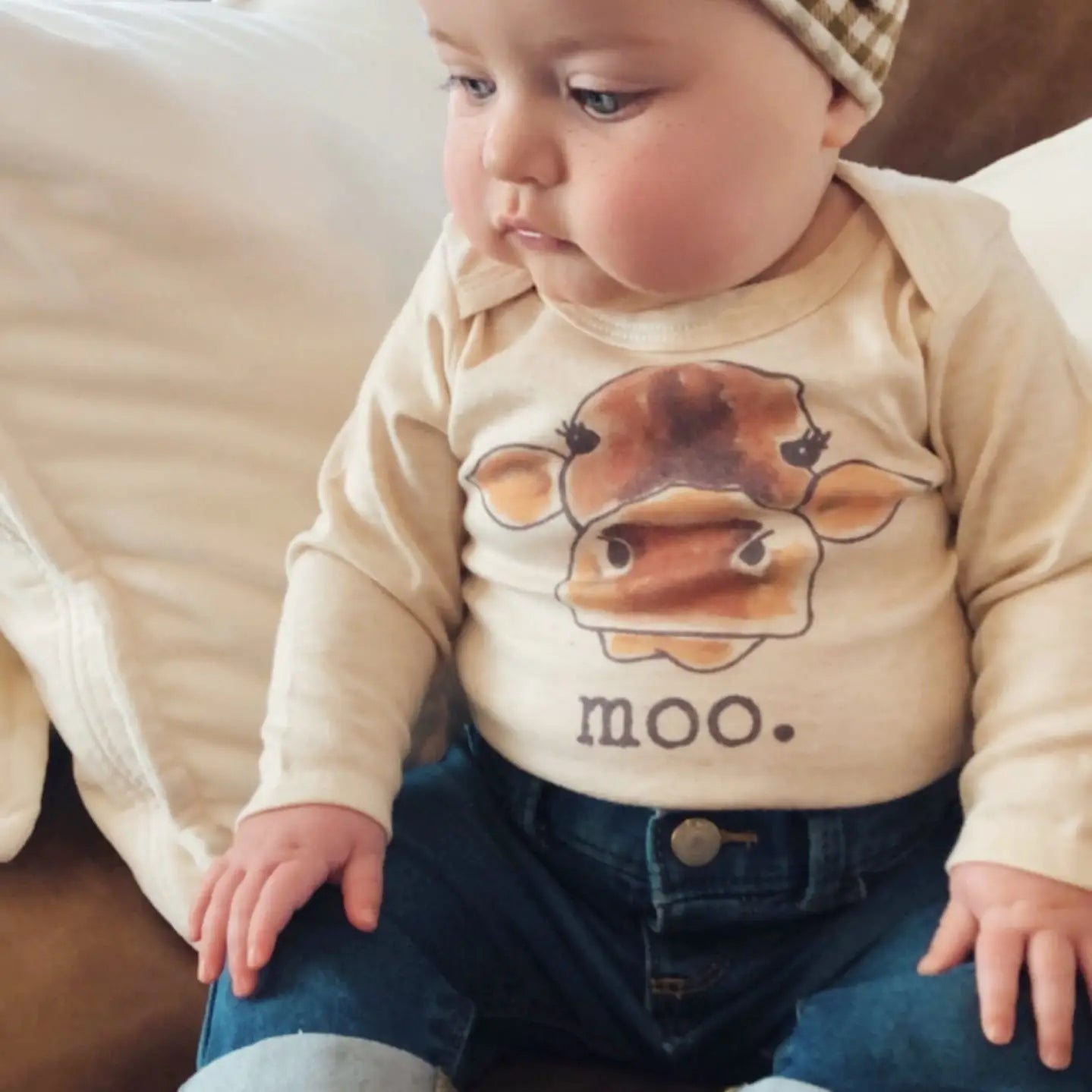 Moo Cow Farm Onesie