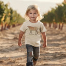 Raised in A Barn Cow Kid Tee