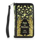 Pride and Prejudice Floral Book Wallet