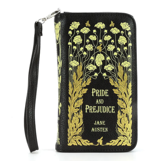 Pride and Prejudice Floral Book Wallet