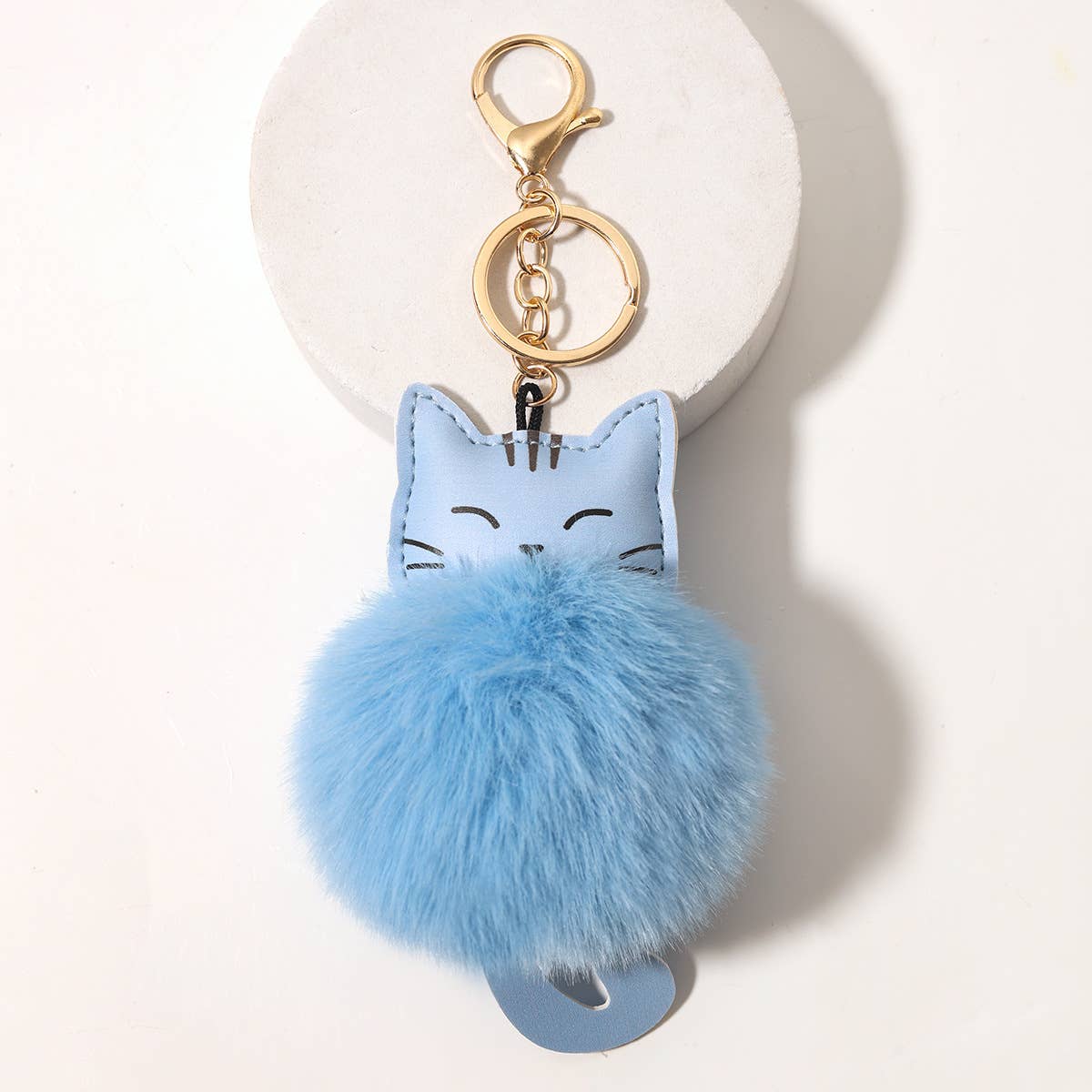 Lucky Cat Plush Keychain Pendant Women's Accessories