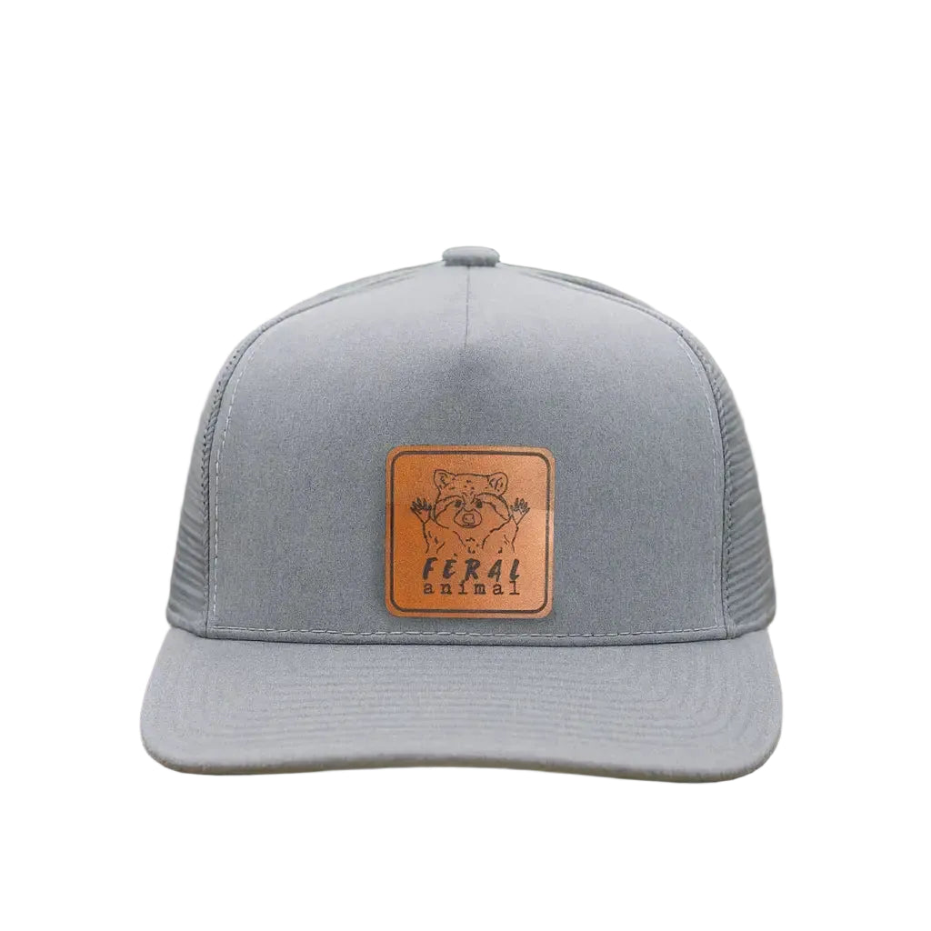 "Feral Animal" Raccoon Trucker Hat For Outdoor Nature Kids