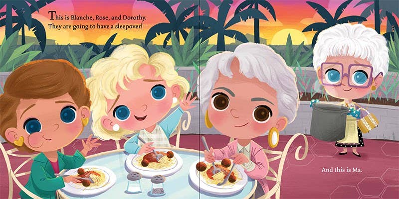 The Golden Girls: Goodnight Girls Board Book