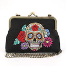 Sugar Skull Kiss Lock Bag